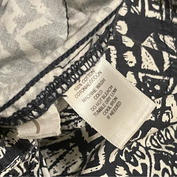 LOFT Tribal Print Cuffed Cargo Pants - Picture 5 of 5